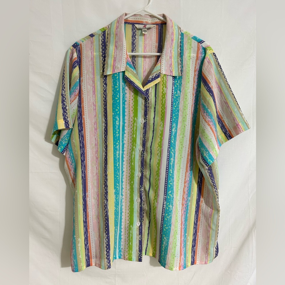 Morgan Crossing‎ Vintage Button Down Women’s Shirt Size 18
